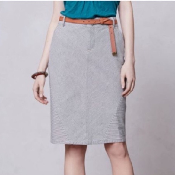 Anthropologie Dresses & Skirts - Anthropologie Pinstripe Pencil Skirt